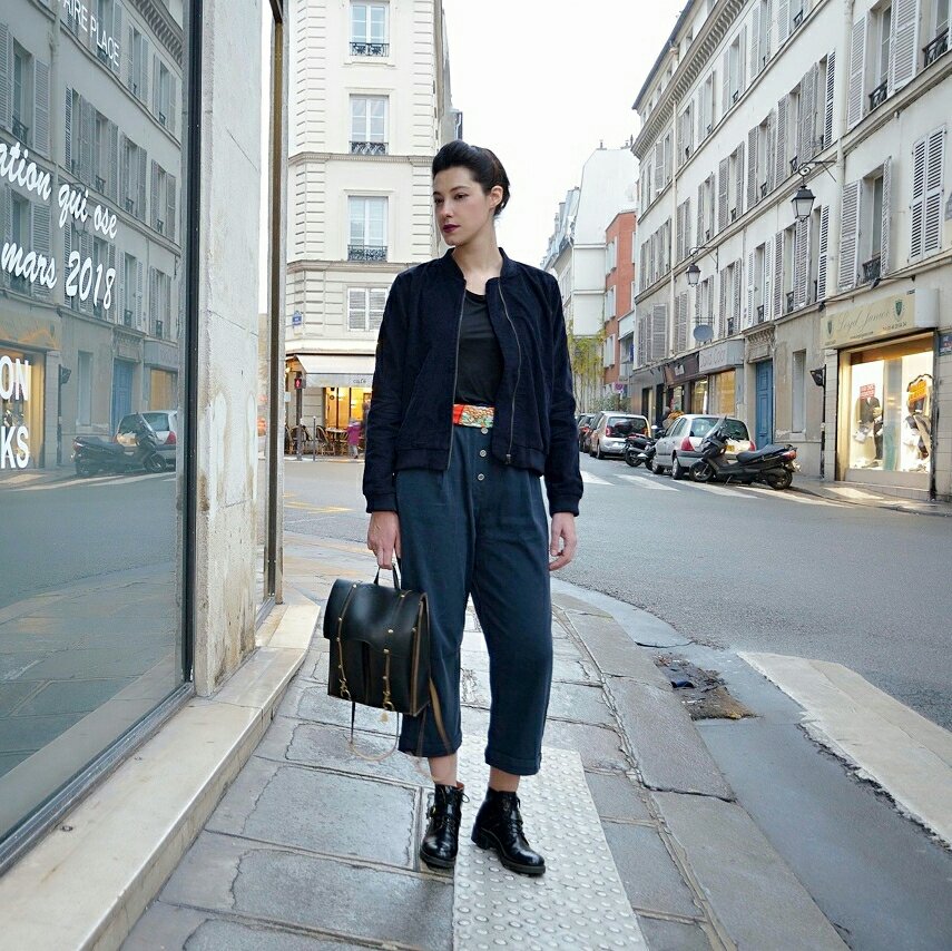 Le look parisienne arty by Ondinema Le Look éthique style français parisien !