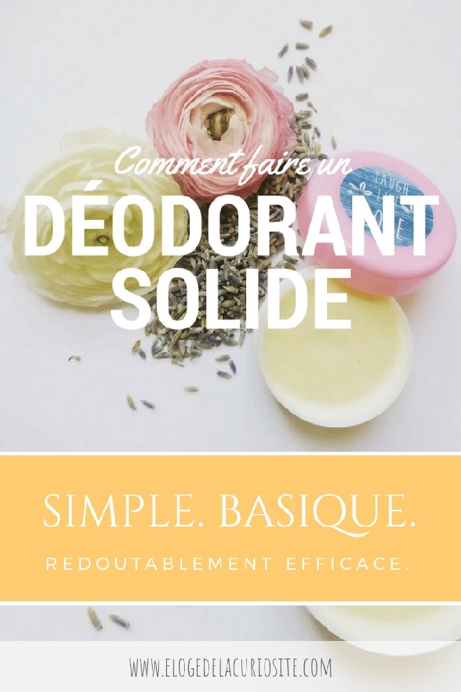 Recette facile et rapide du déodorant maison solide a l'huile de coco et bicarbonate Recette facile et rapide du déodorant maison solide a l'huile de coco et bicarbonate