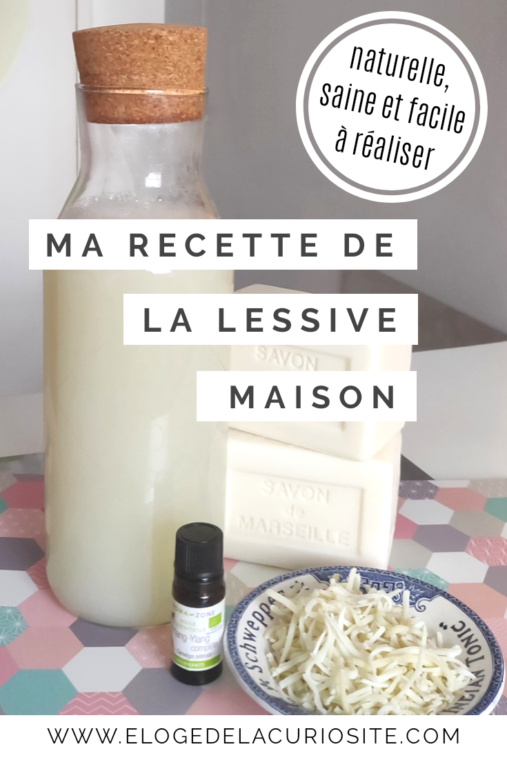 La recette facile et rapide de la lessive faite maison ! Zéro-déchet, rapide et hyper économique tout en étant très efficace, elle vous fera oublier l'existence même du rayon lessive du supermarché ! #zerodechet #écologie #lessive #diy