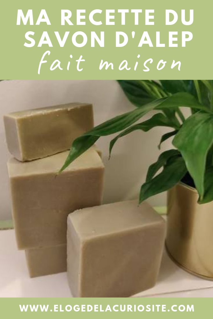 Ma recette du savon d'Alep revisité en saponification à froid, fait maison ! Parfait pour les peaux sensibles, les peaux sèches, les peaux grasses et les peaux à problèmes. #savon #saponification #diy #recette