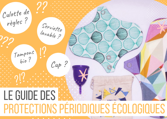 J'ai rédigé pour vous le guide des protections périodiques / hygiéniques alternatives, écologiques, non toxiques, lavables, biologiques... cup (ou coupe menstruelle), culotte de règles, tampon et serviette en coton biologique, serviettes lavables : on fait le tour de toutes les alternatives :) #écologie #zérodéchet #cup #coupemenstruelle #femmes #règles