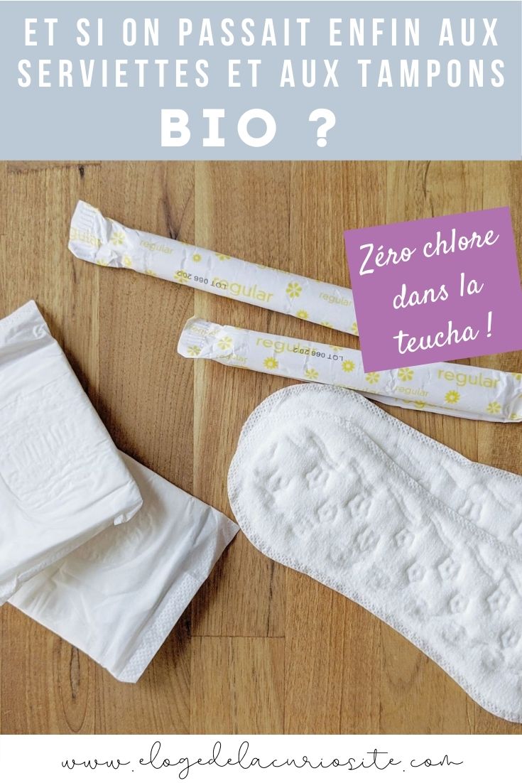 serviettes et tampons bio tadam, les protections hygiéniques biologiques et écologiques ! #règles #écologie