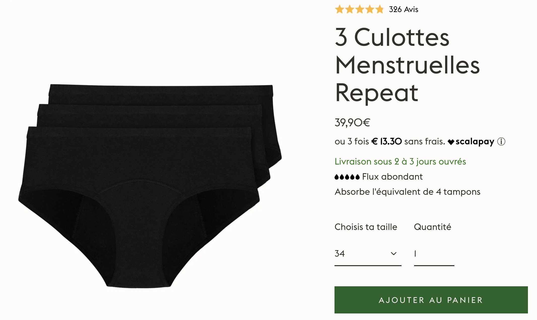 comparatif culotte de règles meilleures marques