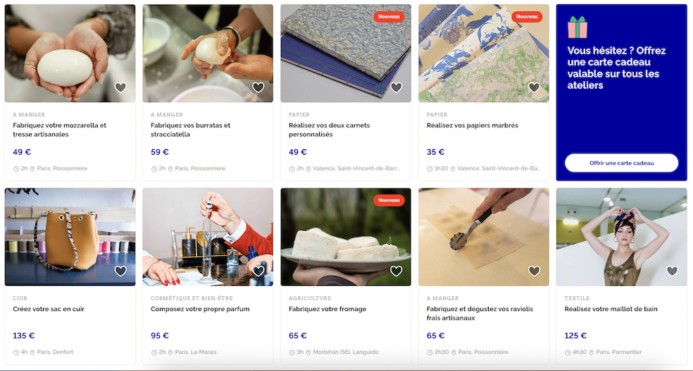 cadeau fête des mères expérience artisan atelier DIY