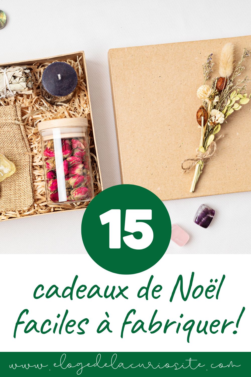 idées cadeaux faits maison créations Noel écologiques